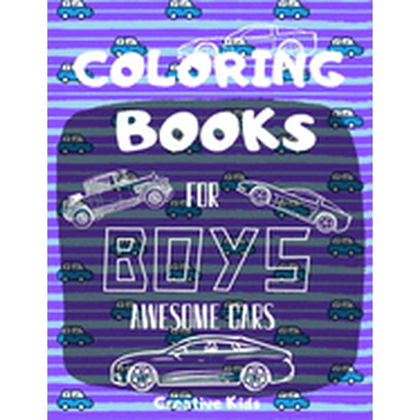 Coloring Books For Boys Awesome Cars A Fun Game For 3 8 Year Old Boys Picture