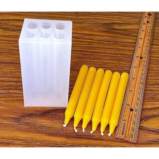 MILIVIXAY 10 inch Taper Candle Molds Durable Plastic Candle Molds for  Making Candles -Height: 9.84 inch,Top Diameter:0.50 inch,Bottom  Diameter:0.87 inch. 