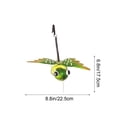 thumbnail image 3 of Lámpara solar de colibrí | Lámpara decorativa para jardín y patio | LED solar con encendido y apagado automático | Lámpara colgante impermeable para exteriores, 3 of 6