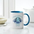 thumbnail image 4 of CafePress - I Wear Light Blue For My Dad (Floral) Mug - 11 oz Ceramic Mug - Novelty Coffee Tea Cup, 4 of 4