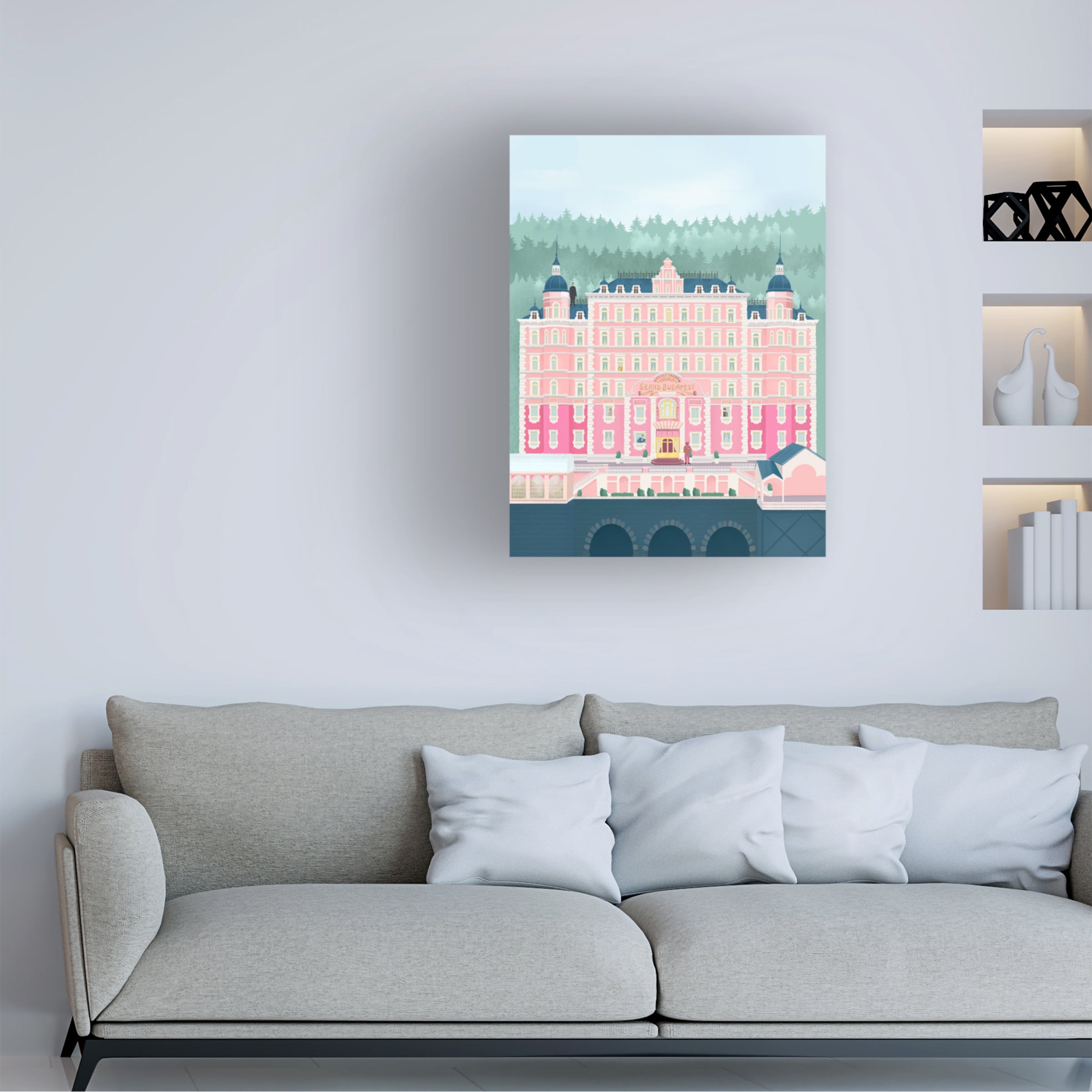 Petra Lizde 'The Grand Budapest Hotel' Canvas Art