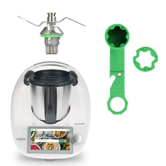 Aplicable a Vorwerk Thermomix TM5 TM6 TM21TM31 Llave desmontaje del removedor de masa
