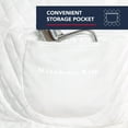 thumbnail image 5 of KITCHENAID Fitted Tilt-Head Solid Stand Mixer Cover with Storage Pocket, Quilted 100% Cotton, White, 14.4"x18"x10", 5 of 10