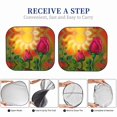 thumbnail image 6 of Windshield Sun Shade, Rose Psychedelic Foldable Car Sun Shade Windshield for Front, 2 Pieces, 6 of 7