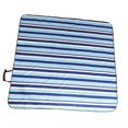 thumbnail image 1 of Manta de Playa Impermeable Soledad Raya Azul 200x200cm Estera de Camping Plegable, 1 of 10