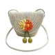 thumbnail image 1 of Nvzi Bolso de hombro tejido, bolso de mano tejido y bolso de cosméticos, bolso de mano tejido elegante para playa de verano, 9,44 x 2,75 x 6,29 pulgadas, multicolor, 1 of 4
