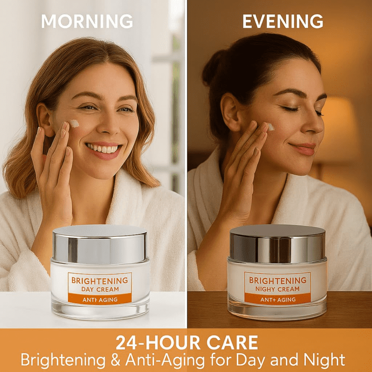 SpaScriptions Clinicals Brightening | Day & Night Cream Set with