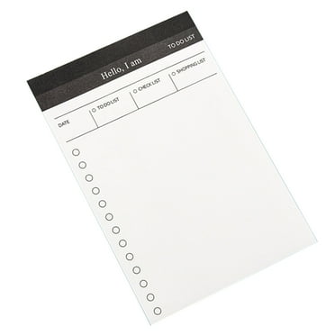 Ladaidra Brown fhgksm Daily Schedule Planner Notebook Checklist Notepads Memopad 50 Sheets Tearable