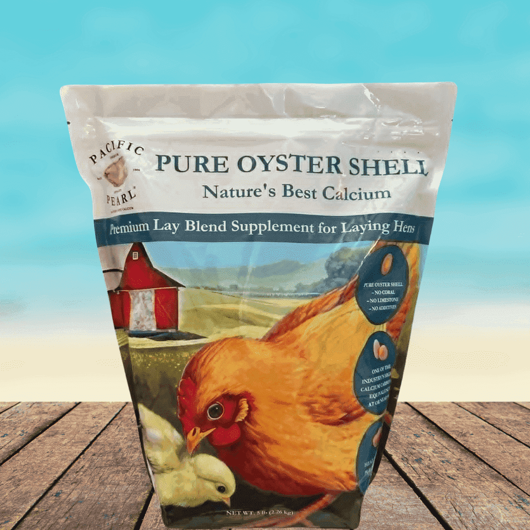 Pacific Pearl® Oyster Shell Calcium Supplement for Chickens, Crushed, 5 lb