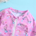 thumbnail image 4 of Spdoo Girls' Long-Sleeve One-Piece Swimsuit UPF 50+ Ruffle Cute Print Beachwear for Baby, Toddler, & Little Girls, 4 of 7