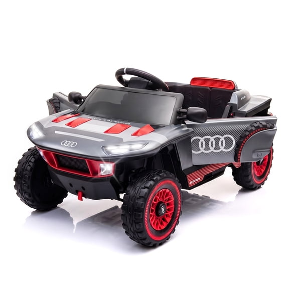 TJSTARQU 12V Kids Ride on Electric Car, Toddler Ride on Toys for Ages 1-4, Black