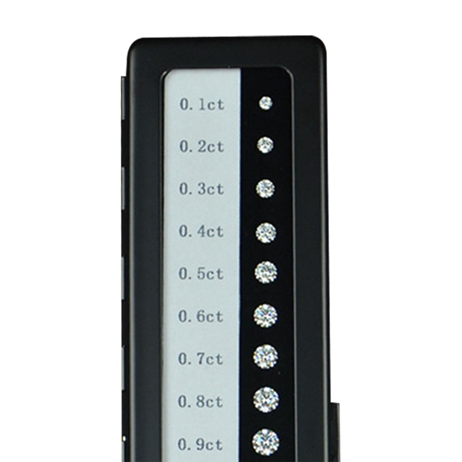 Milageto Tester Tools Diamond Weight High Accuracy Durable black
