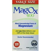 Mag-Ox 400 Magnesium Supplement - 120 Tablets, Pack of 4