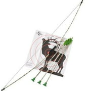 Big Game Jr. Archery, 39 Inch Camouflage Bow, 3 Arrows, Target - NEW