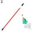thumbnail image 6 of Fairnull Christmas Tree Elk Bell Pet Cat Kitten Teaser Wand Stick Catch Interactive Toy, 6 of 9