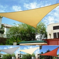 HOMEYA Parasol Vela 8/12/16 Feet Triangle Outdoor Sun Shade Sail Canopy