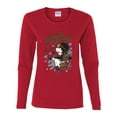 thumbnail image 2 of Wild Bobby, Biker Betty Boop Wild One MC Motorcycle Betty Boop Womens Long Sleeve T-Shirt, Red, Large, 2 of 5