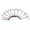 Clear 60pcs, variant on K-KED Colorful Crystal Screw Nose Stud Nostril Ring Body Piercing Delicate Jewelry 60pcs/box-Clear 60pcs
