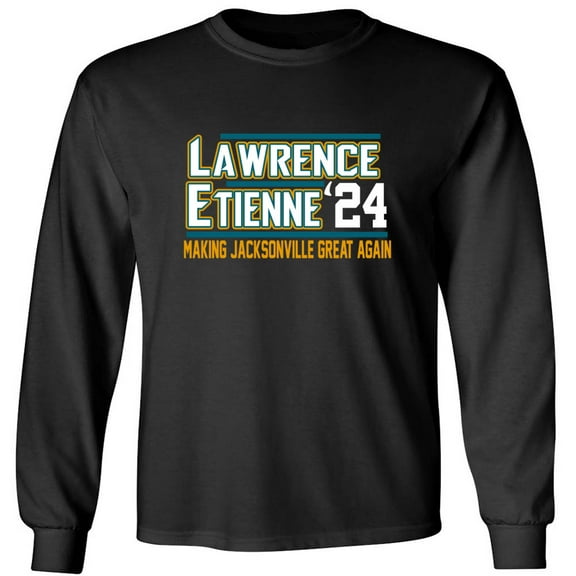 LONG SLEEVE Trevor Lawrence Travis Etienne Jaguars Jags Duval 2024 Shirt T-Shirt