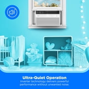 Midea 12,000 BTU Window Air Conditioner, Smart Inverter, Cools Up To 550 Sq Ft, Wi-Fi and Alexa, White