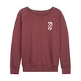 thumbnail image 2 of Barbie - Barbie Western Americana - Women's French Terry Long Sleeve Pullover, 2 of 4