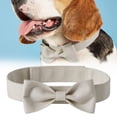 thumbnail image 2 of Goowood Dog Bow Tie Collar Adjustable Cotton Canvas Pet Bowtie for Wedding Party Special Occasions Formal Wear Cat and Dog Accessories, 2 of 8