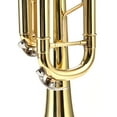 thumbnail image 5 of Cacagoo Bb Standard Trumpet Set for Beginner, Brass Student Trumpet Instrument with Foam Plus Cotton Oxford Box with Straps, Mouthpiece, Cleaning Kit, White Gloves, Glod, 5 of 7