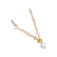 thumbnail image 1 of mmirethe Beautiful Gifts Natural Irregular Rubble Necklace Statement Piece Unique Rose Quartz, 1 of 6