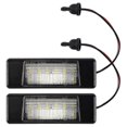 thumbnail image 2 of 2pcs Car 18leds License Plate Lights Plastic For Nissan Qashqai X-trail Juke Primera Bright Led Number Licence Plate Light, 2 of 5