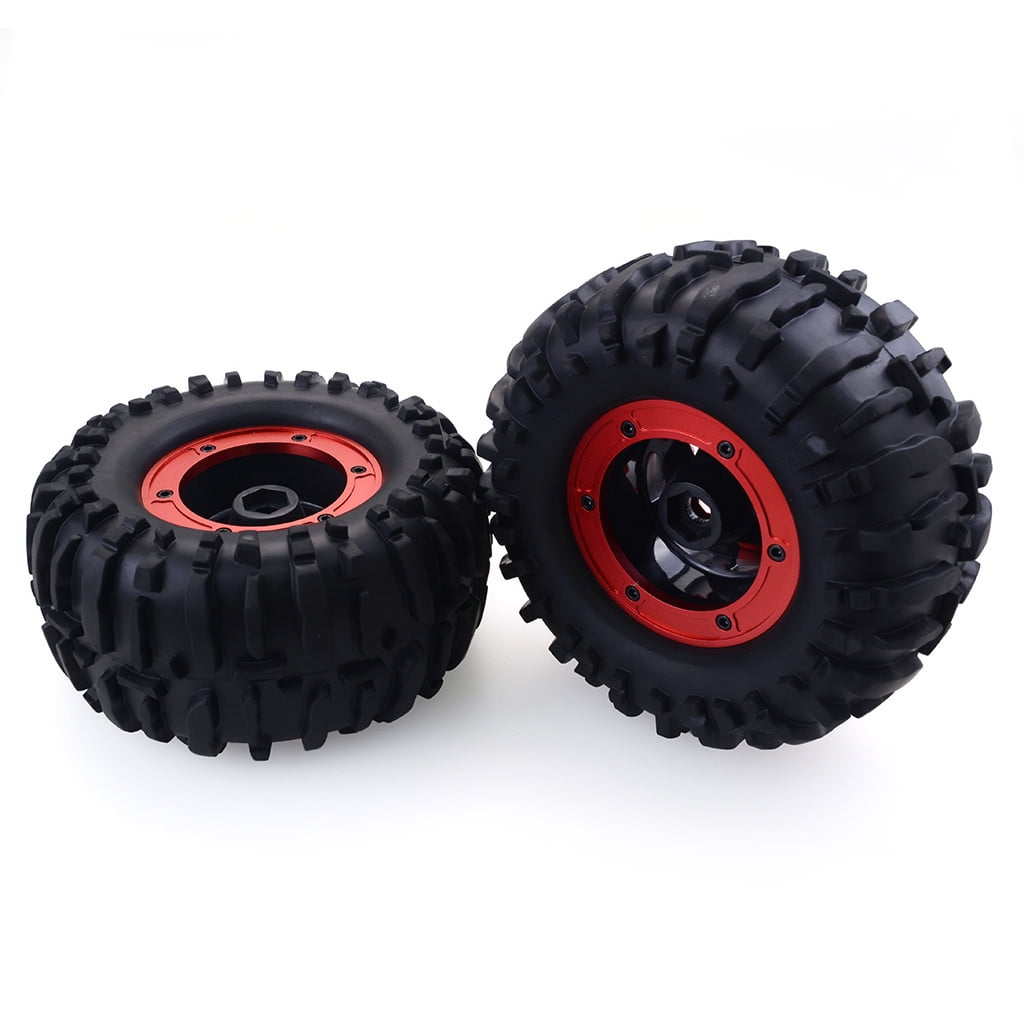 4pcs 48*19*3mm Rubber RC Car Tire Toy Wheels Model Robotic DIY Trucks 1:10 Scale 