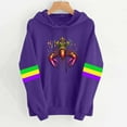 thumbnail image 1 of Xuyuer Women Mardi Gras Sweatshirt Mardi Gras Carnival Pullover Top Casual Long Sleeve, 1 of 4