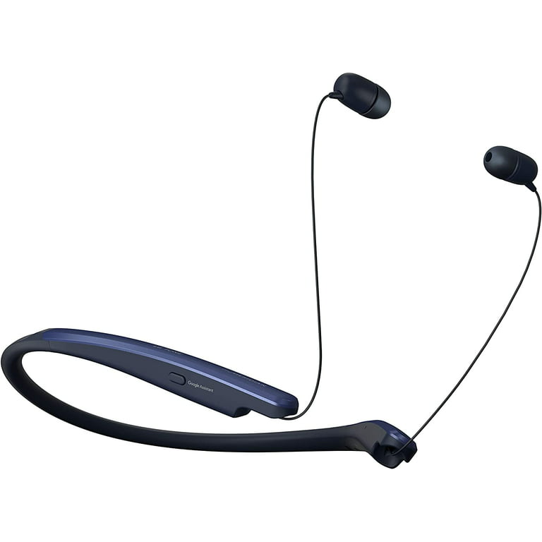 LG Tone Flex Wireless Bluetooth Stereo Neckband Earbuds HBS-XL7-32-Bit  Hi-Fi DAC, Meridian Audio,Google Assistant (Navy Blue)