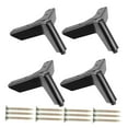 thumbnail image 5 of WRISTBIQUE 4Pcs Stable Iron Cabinet Feet 8x14in for Coffee Table, 5 of 8