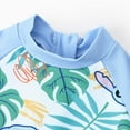 thumbnail image 3 of Disney Stitch Girls Swimsuit Rash Guard Graphic Long Sleeves Bathing Suits Toddler 3T, 3 of 8
