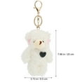 thumbnail image 3 of 2 unids Lindo llavero colgantes de peluche oso bolsa colgantes colgantes llaveros colgante, 3 of 5