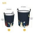 thumbnail image 5 of Children Snowman Laundry Basket Organizer Collapsible -Dirty Clothes Hamper for Bathroom Kids Girls Boys Laundry Hamper Christmas Tree Christmas Game Fun, 5 of 8
