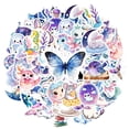 thumbnail image 2 of 35pcs Pastel Cartoon Stickers Fantasy Cute Stickers Adorable Animal Stickers for Laptops Notebooks Suitcases, 2 of 9