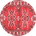 thumbnail image 1 of Ahgly Company Indoor Round Geometric Red Traditional Area Rugs, 8' Round, 1 of 4