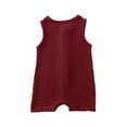 thumbnail image 5 of Qmyliery Summer Baby Girls Boys Clothes Romper Cute Baby Sleeveless Cotton Linen Jumpsuit Outfits, 5 of 6