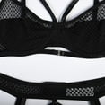 thumbnail image 4 of Gibobby Conjunto de lencería Sexy Conjunto de sujetadores sexy súper push-up para mujer, lencería transparente, brasier de encaje y bragas a juego para mujer(Negro, M), 4 of 5