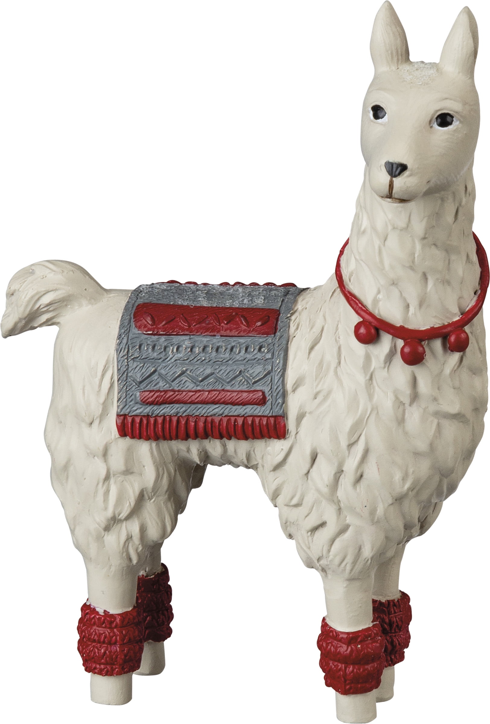 PBK Christmas Decor Resin Llama Figurine