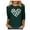 Green, variant on Womens Summer Tops Ladies Colla Shirt Maternity Leotard Tunic plus Size Tops for Women Tee Shirts Graphic Long Short Sleeve Shirt T Womens Tunics for Leggings Long Sleeve Dresses Women Star Girl S