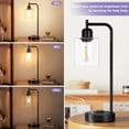 thumbnail image 3 of Set de 2 Lámparas de Mesa Industriales Innqoo con Control Táctil y Puertos USB, 3 of 8