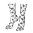 thumbnail image 6 of KLL Retro Compass Print Womens Crew Socks Athletic Middle Tube Long Socks Novelty Socks Gifts For Men, 6 of 7