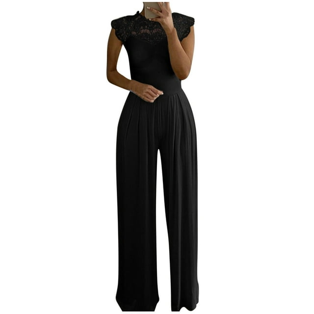Hvobtty Combinaison Longue pour Femmes, Style Été, Décontractée