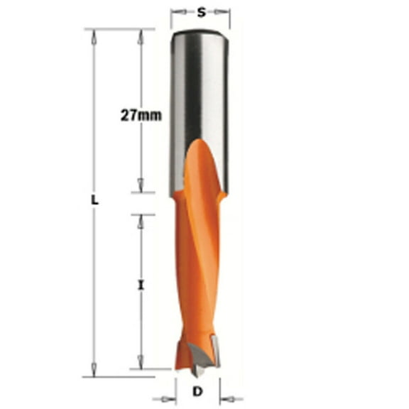 Cmt Cmt310.050.12 5Mm Metric Carbide Bit - Orange