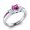 Pink, variant on New S925 Sterling Silver color Ring for Women Natural Topaz Gemstone Silver 925 Jewelry Wedding Ring