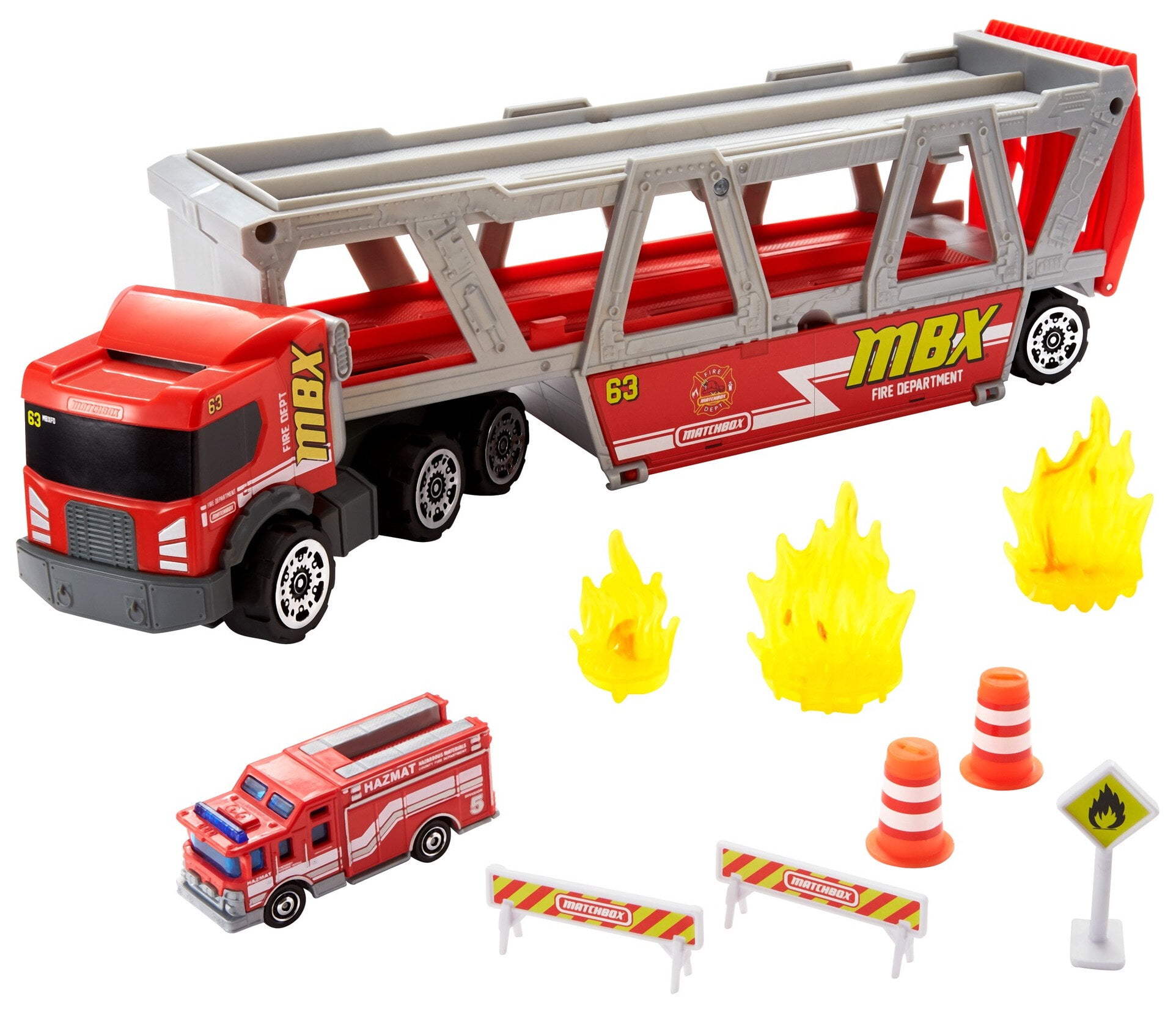 MIB 2021 Matchbox Action Drivers Fire Station Rescue w/ Blaze Blitzer™ 
