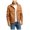 Yellow-UpOy9, variant on Casual Men's Trench Coat With Chain Pocket And Stand Up Men's Lightweight Fall Jacket Men's Shirt