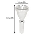 thumbnail image 4 of Weiweiguan Delicate Tuba Mouthpiece Replacement Musical Instrument Tuba Accessory, 4 of 6